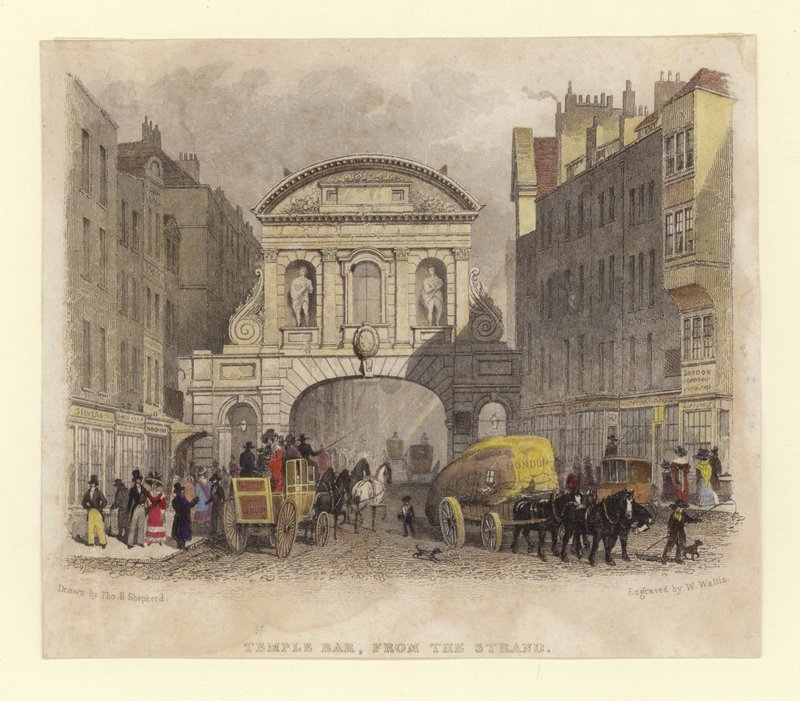 Temple Bar av Thomas Hosmer Shepherd