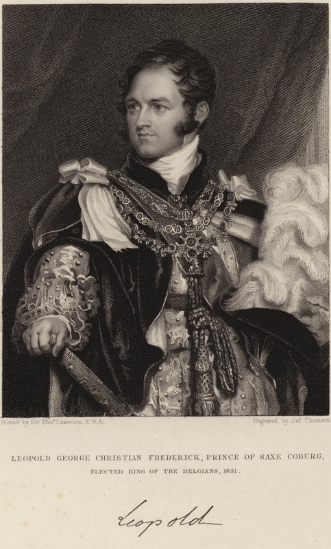 Kong Leopold I av Belgia av Thomas Lawrence