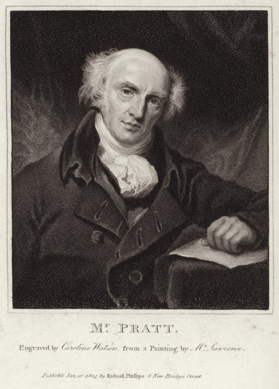 Portrett av Samuel Jackson Pratt av Thomas Lawrence