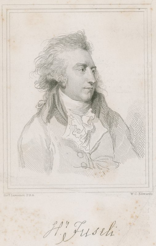Portrett av den sveitsiske maleren Henry Fuseli av Thomas Lawrence