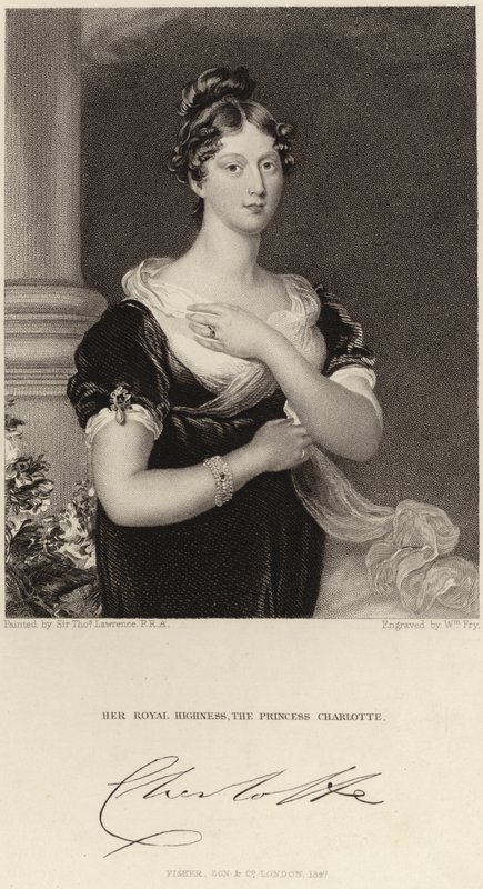 Prinsesse Charlotte av Wales av Thomas Lawrence