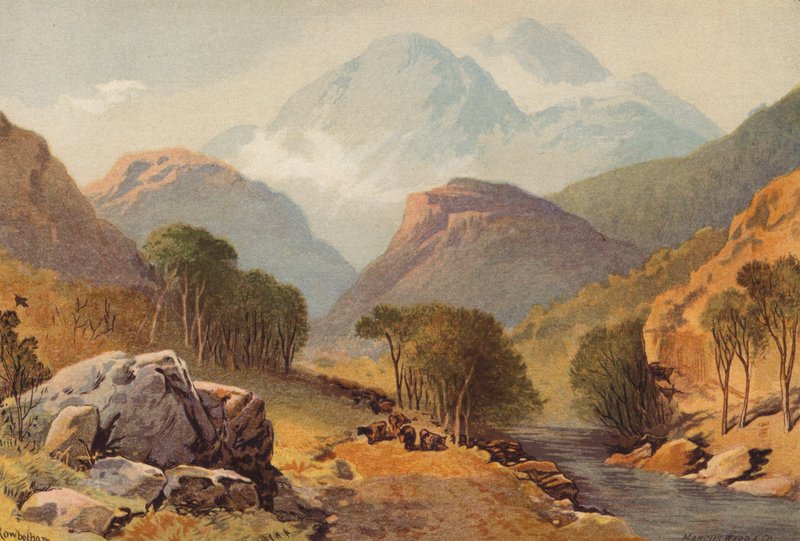 Skottland, Benvenue (farge litho) av Thomas Leeson the Elder Rowbotham