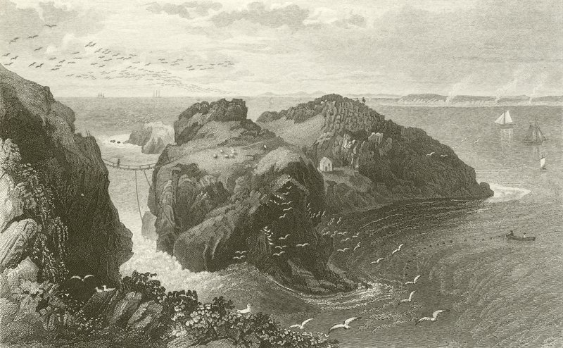 Carrick A Rede, Coast of Antrim, Irland av Thomas Mann Baynes