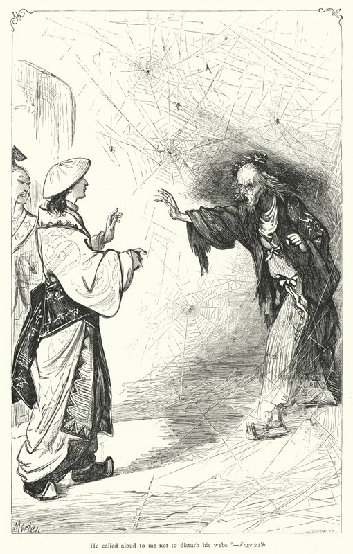 Illustrasjon for Gullivers reiser av Jonathan Swift (gravering) av Thomas Morten
