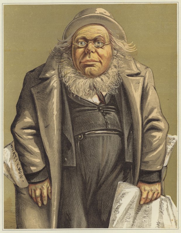 Karikatur av Horace Greeley av Thomas Nast