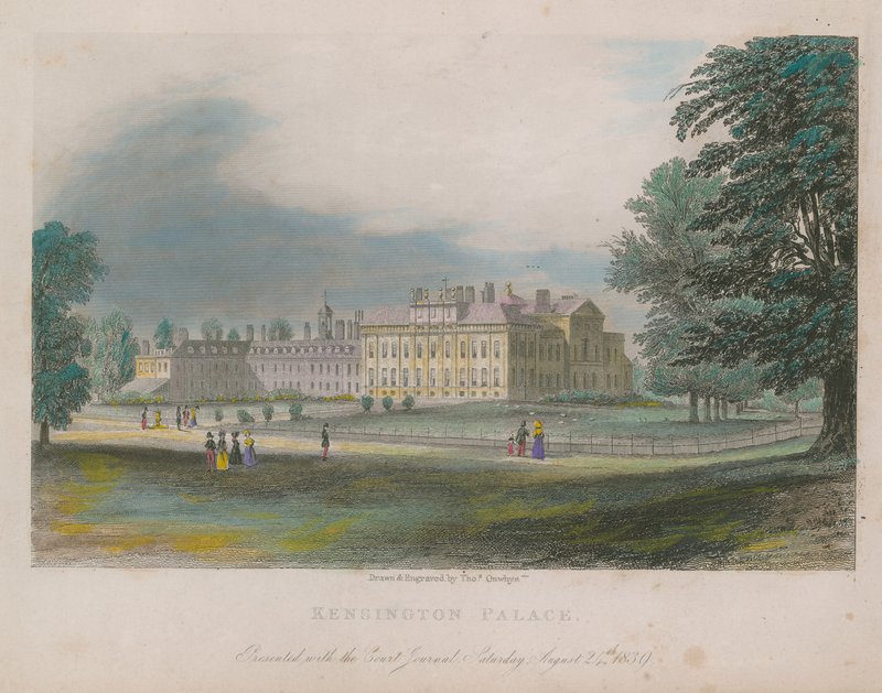 Kensington Palace, London av Thomas Onwhyn