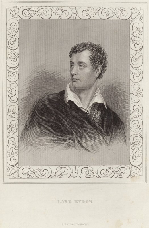 Portrett av Lord Byron av Thomas Phillips
