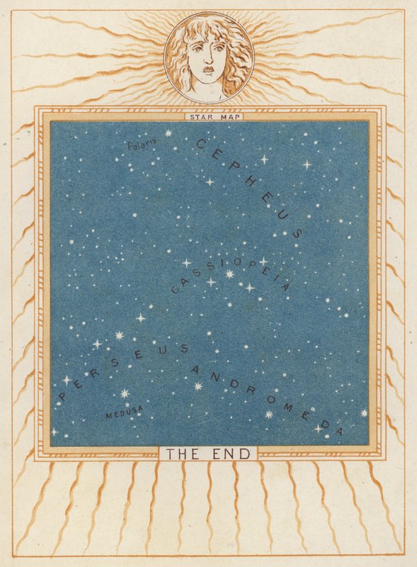 Perseus og Andromeda (farge litho) av Thomas Ralph Spence