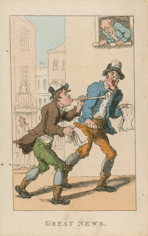 Gode nyheter av Thomas Rowlandson