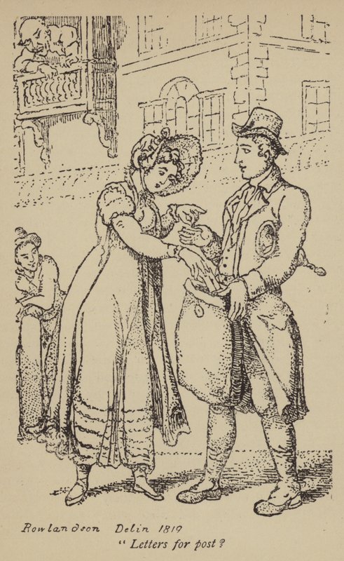 Brev til post? av Thomas Rowlandson