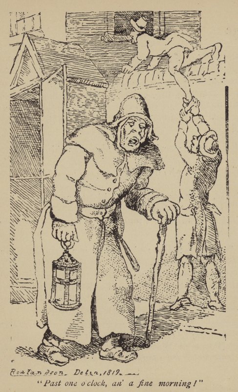 Over klokken ett, en fin morgen! av Thomas Rowlandson