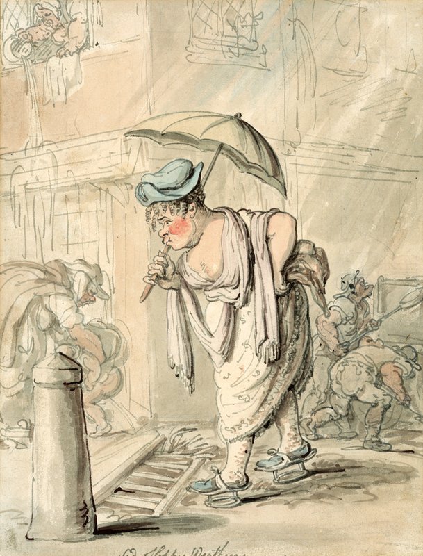 Trist slurvete vær av Thomas Rowlandson