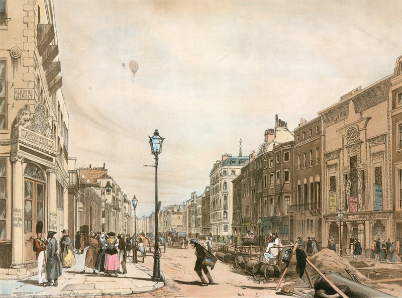 Piccadilly ser mot byen av Thomas Shotter Boys
