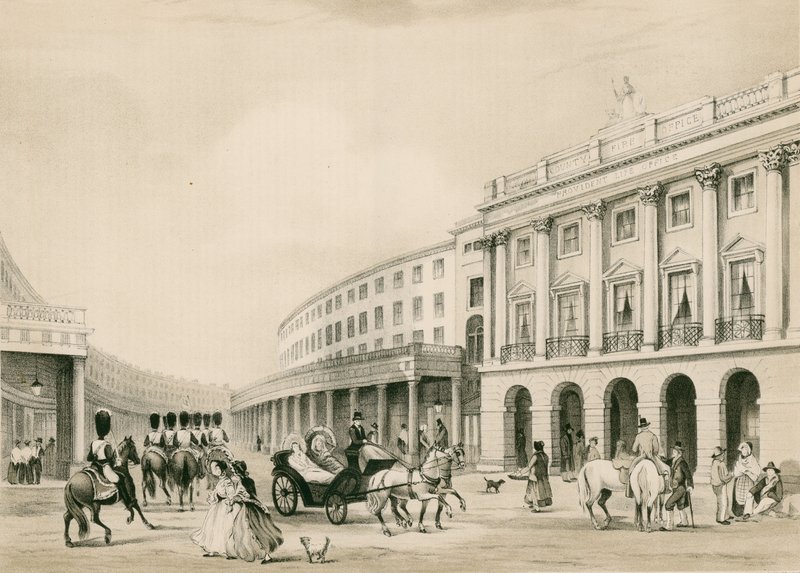 The Quadrant, Regent Street, London av Thomas Shotter Boys