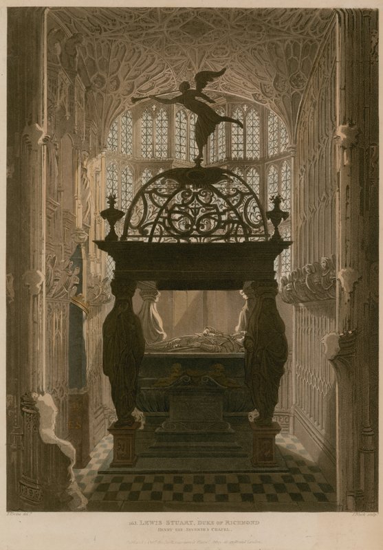 Minnesmerke for Lewis Stuart, Henry the Seventh Chapel, Westminster Abbey, London av Thomas Uwins