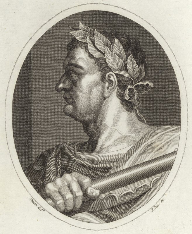 Domitian Cæsar av Tiziano Vecelli