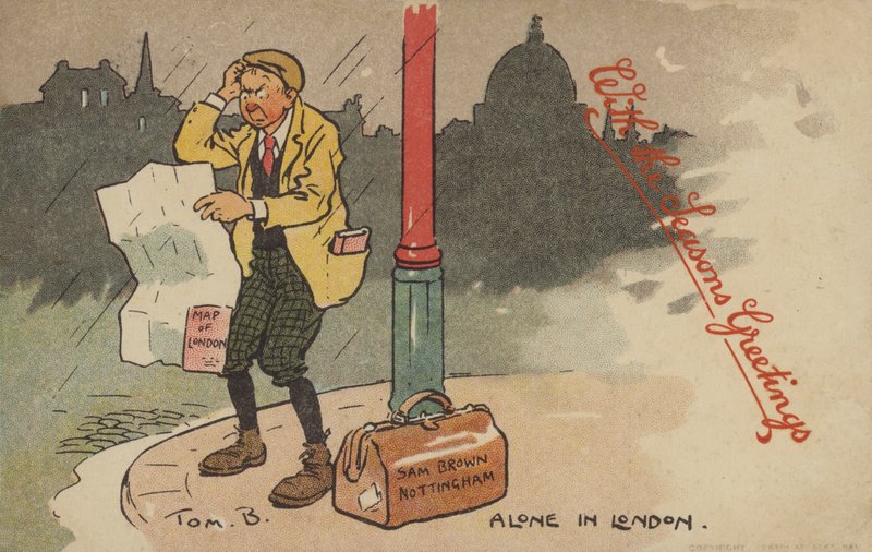 Alene i London av Tom Browne