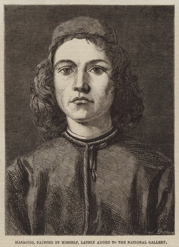 Masaccio, malt av ham selv, ble nylig lagt til i Nasjonalgalleriet av Tommaso Masaccio