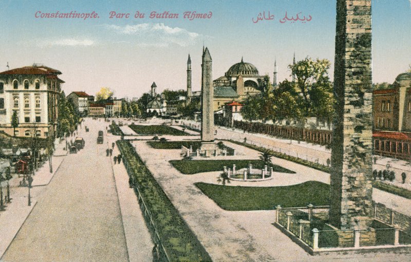 Sultan Ahmed Park, Konstantinopel, Tyrkia av Turkish Photographer