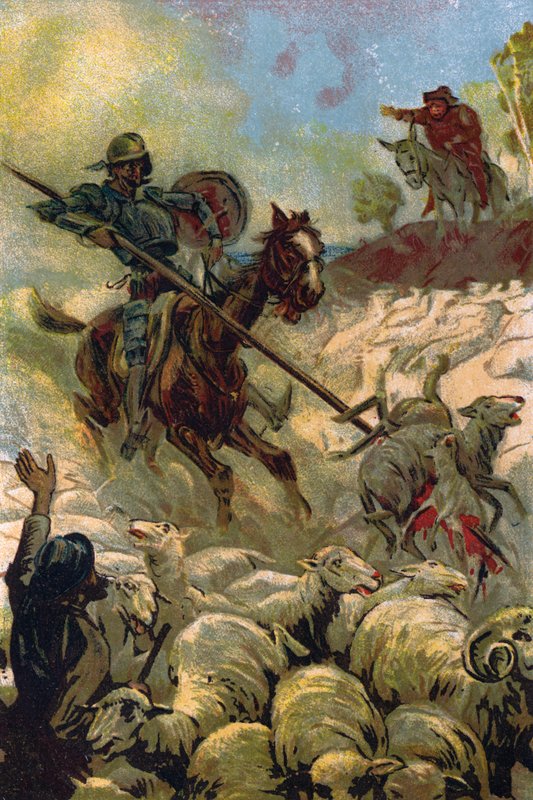 Illustrasjon for Don Quijote av Unbekannt Unbekannt