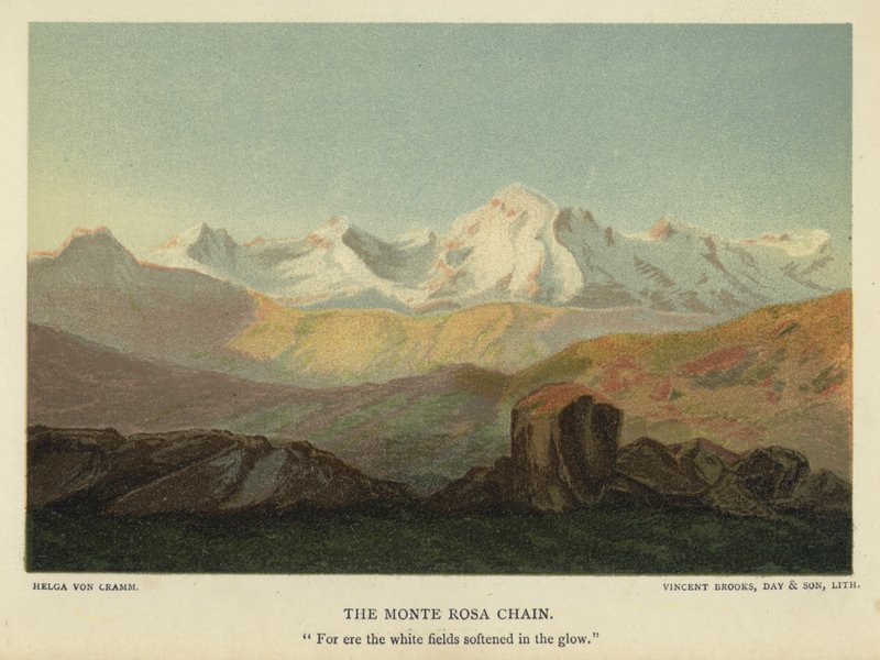 Monte Rosa-kjeden av Unbekannt Unbekannt