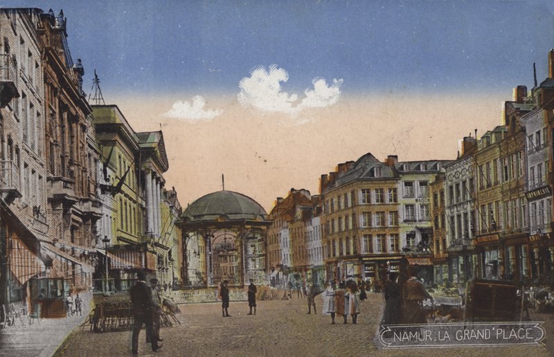 Namur, Grand Place (fargebilde) av Juste Lisch