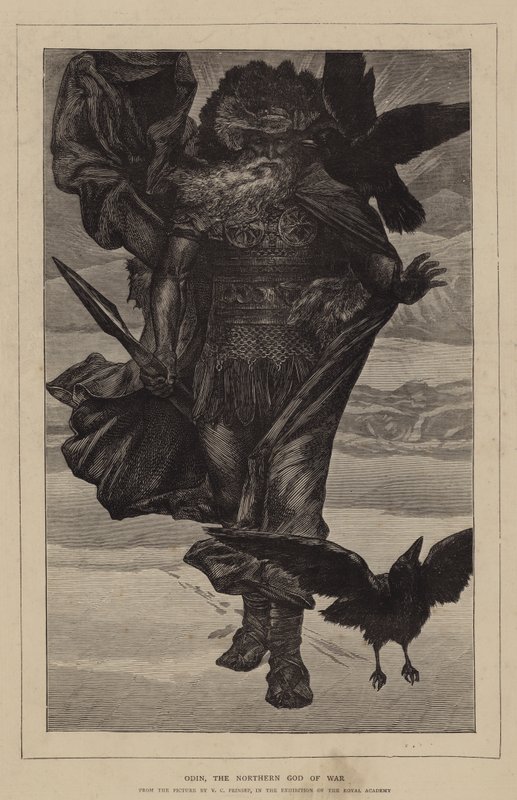 Odin, den nordlige krigsguden av Valentine Cameron Prinsep
