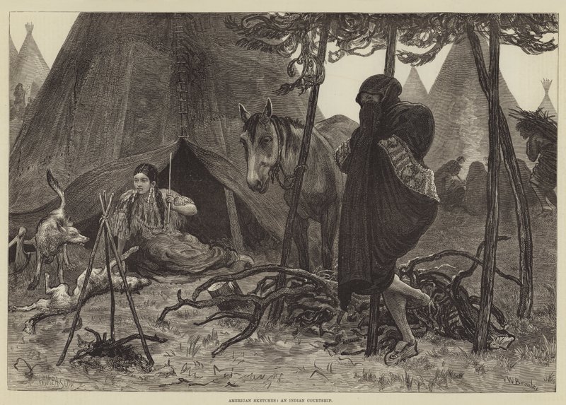 American Sketches, et indisk frieri av Valentine Walter Lewis Bromley