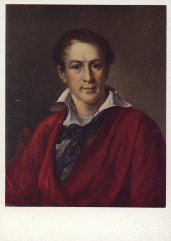 Portrett av Krasheninnikov, 1824 av Vasili Andreevich Tropinin