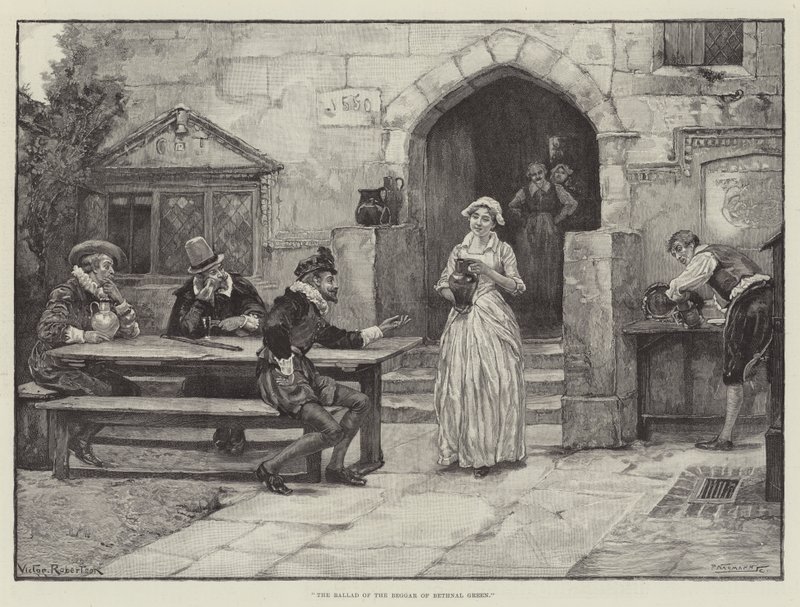 Balladen om tiggeren fra Bethnal Green av Victor John Robertson
