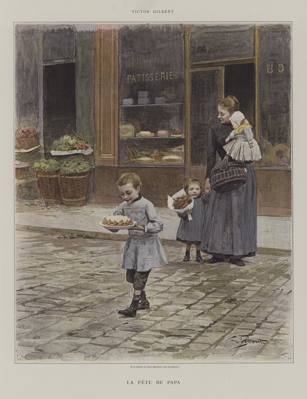 Pavens dag av Victor Gabriel Gilbert