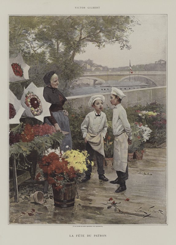 Fete du Patron av Victor Gabriel Gilbert