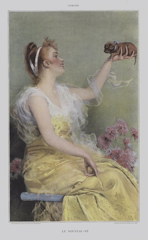 Den nyfødte av Vittorio Matteo Corcos