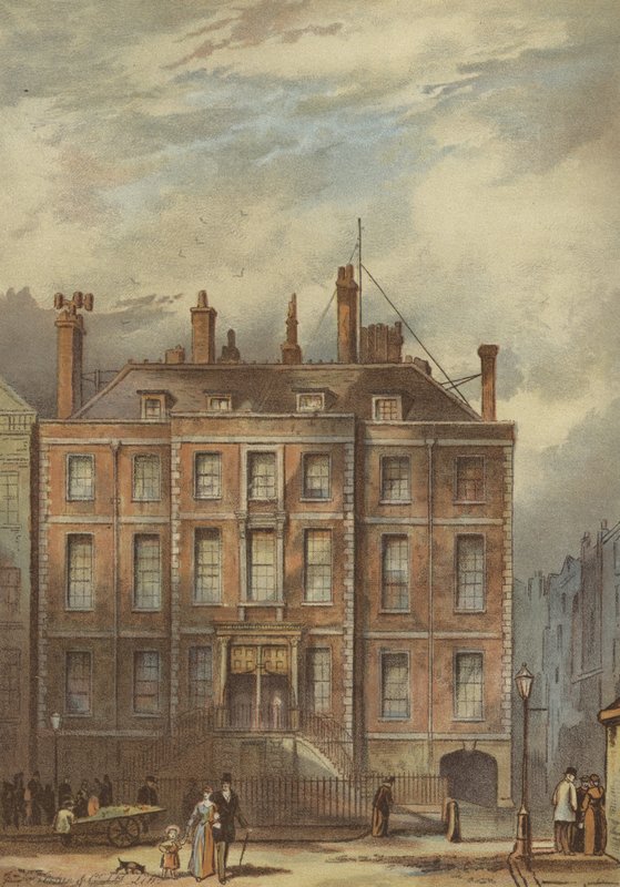 Powis House, i den nordvestlige vinkelen til Lincoln