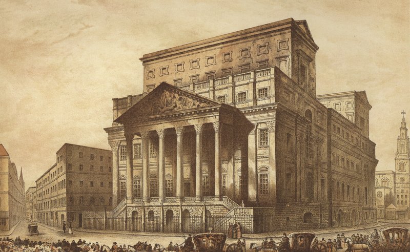 The Mansion-House (chromolitho) av Waldo Sargeant