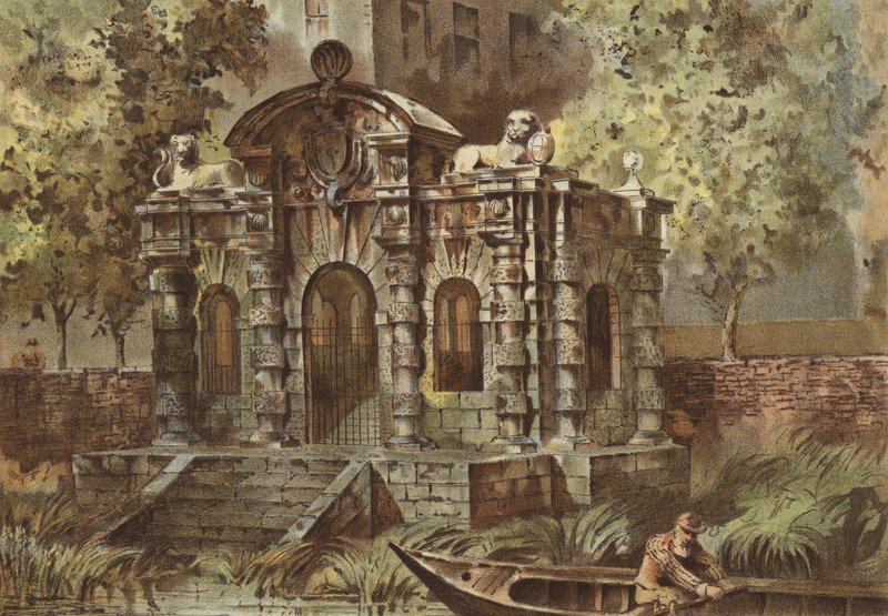 York House (chromolitho) av Waldo Sargeant