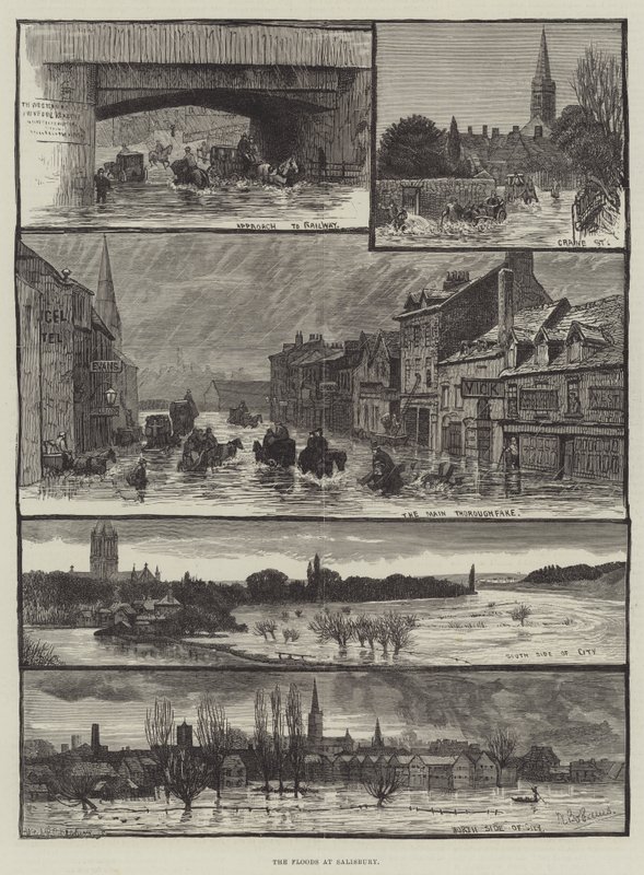 Flommen ved Salisbury av Walter Bothams