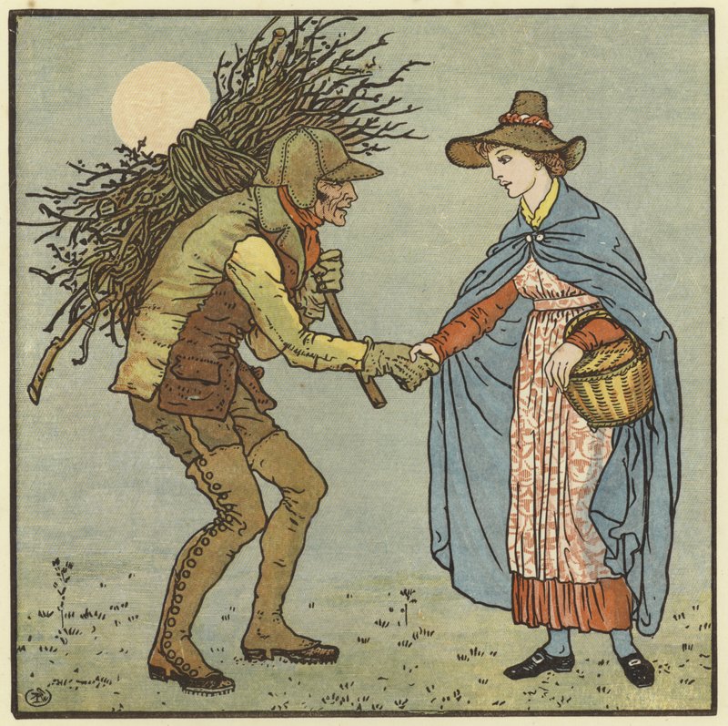 En tåkete, fuktig morgen av Walter Crane
