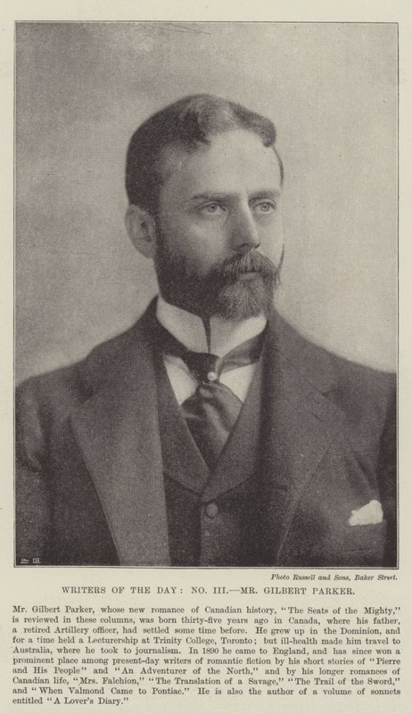 Dagens forfattere, Mr Gilbert Parker av Walter Crane