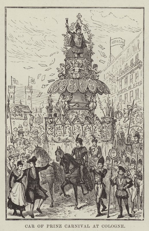 Bil til Prinz Carnival i Köln av Walter Paget