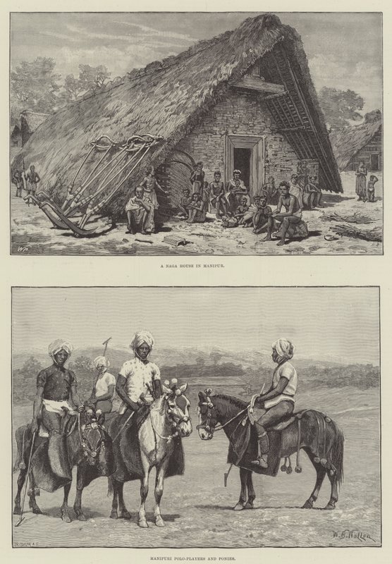 Skisser av Manipur av Walter Paget