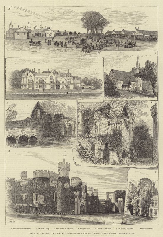 The Bath and West of England Agricultural Show på Tunbridge Wells av Walter Paget