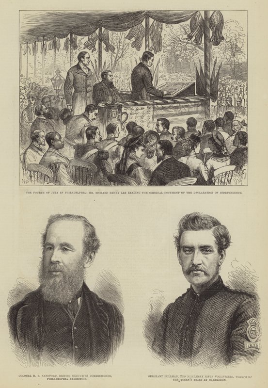 Den fjerde juli i Philadelphia av Walter Paget