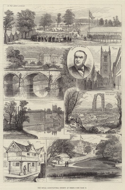 The Royal Agricultural Society i Derby av Walter Paget