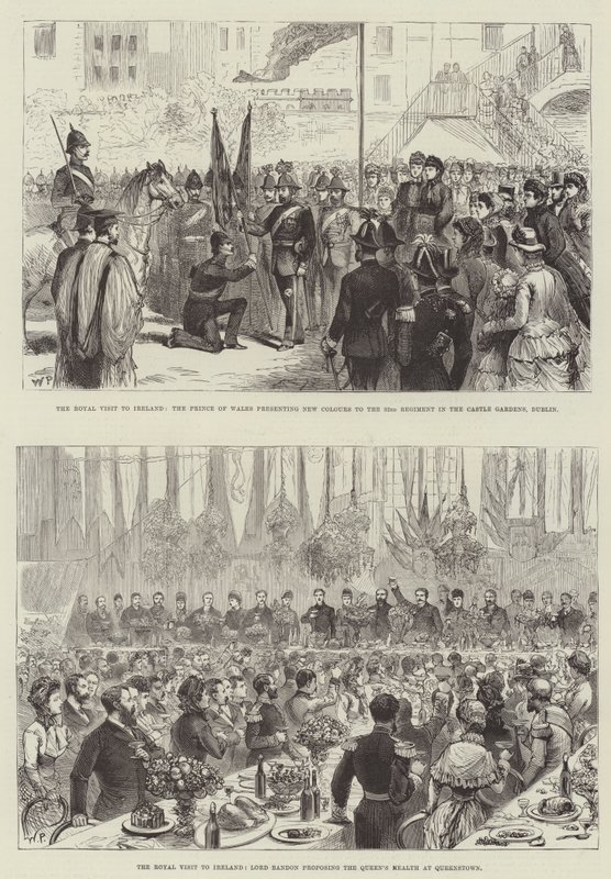 Det kongelige besøket i Irland av Walter Paget