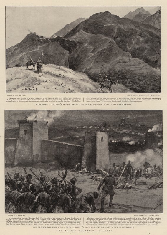 De indiske grenseproblemene av Walter Stanley Paget