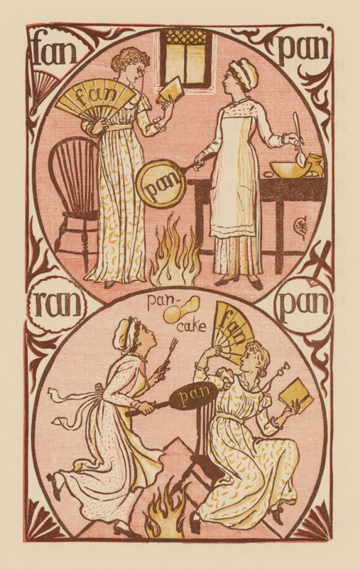 Side fra The Golden Primer (farge litho) av Walter (after) Crane