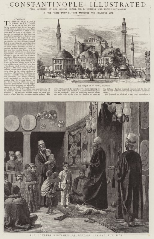 Konstantinopel illustrert av Walter Charles Horsley