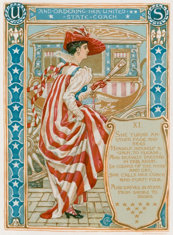 Og bestiller hennes United State Coach av Walter Crane