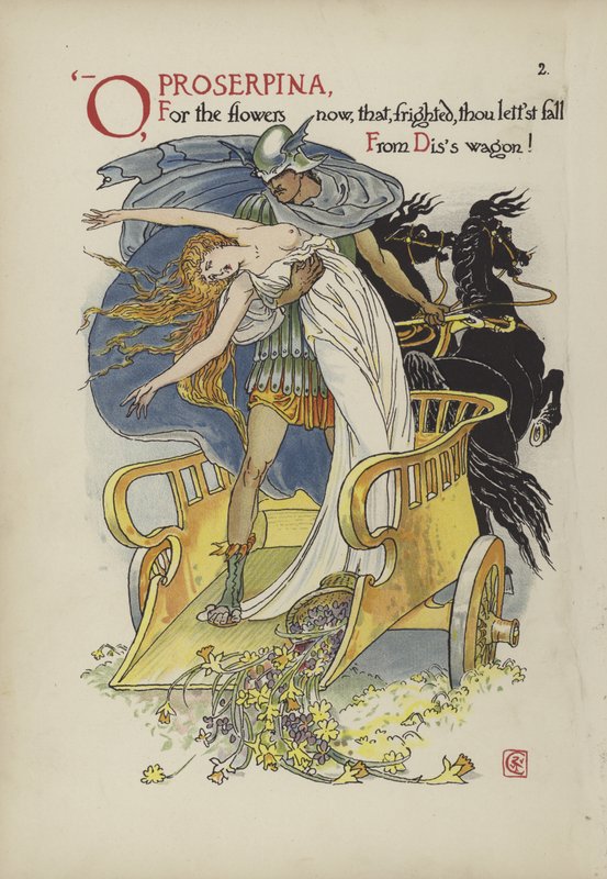 Blomster fra Shakespeares Garden av Walter Crane